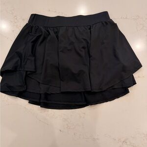 Black Layered Athletic golf & tennis Skirt